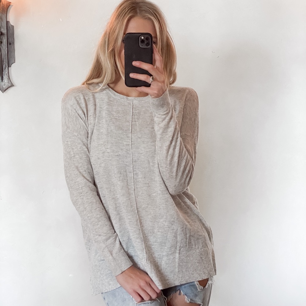 Gray TopShop sweater